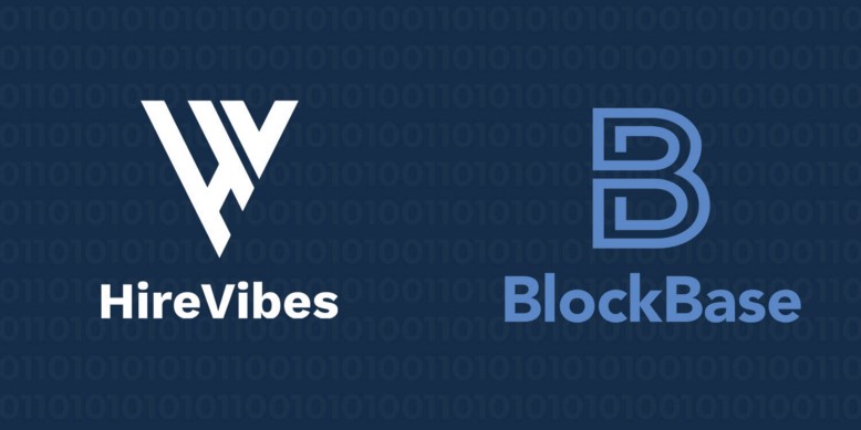 This is an image about HireVibes joining the BlockBase Network