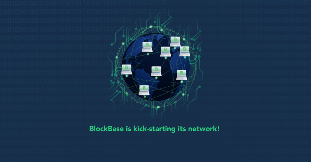 This is an image about the BlockBase kickstarting its network